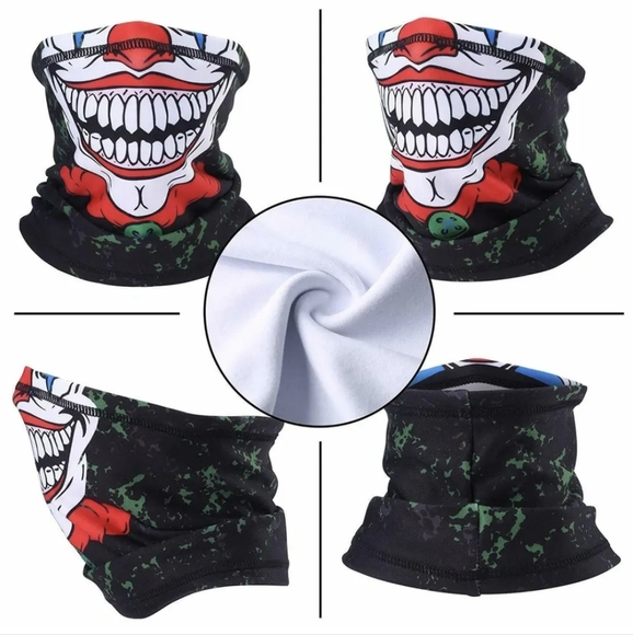 Winter Fleece Neck Gaiter Half Face Mask Ski Motorcycle Cycling Scarf Bandana US - Picture 3 of 7